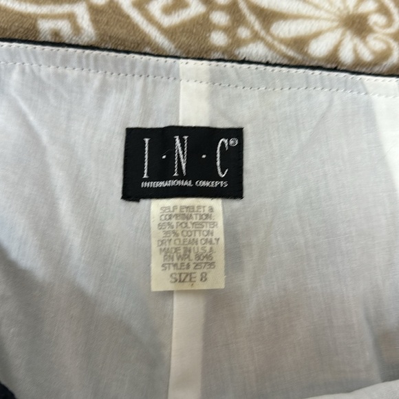 I.N.C international Concepts Capri pants Sz8 - Picture 5 of 10